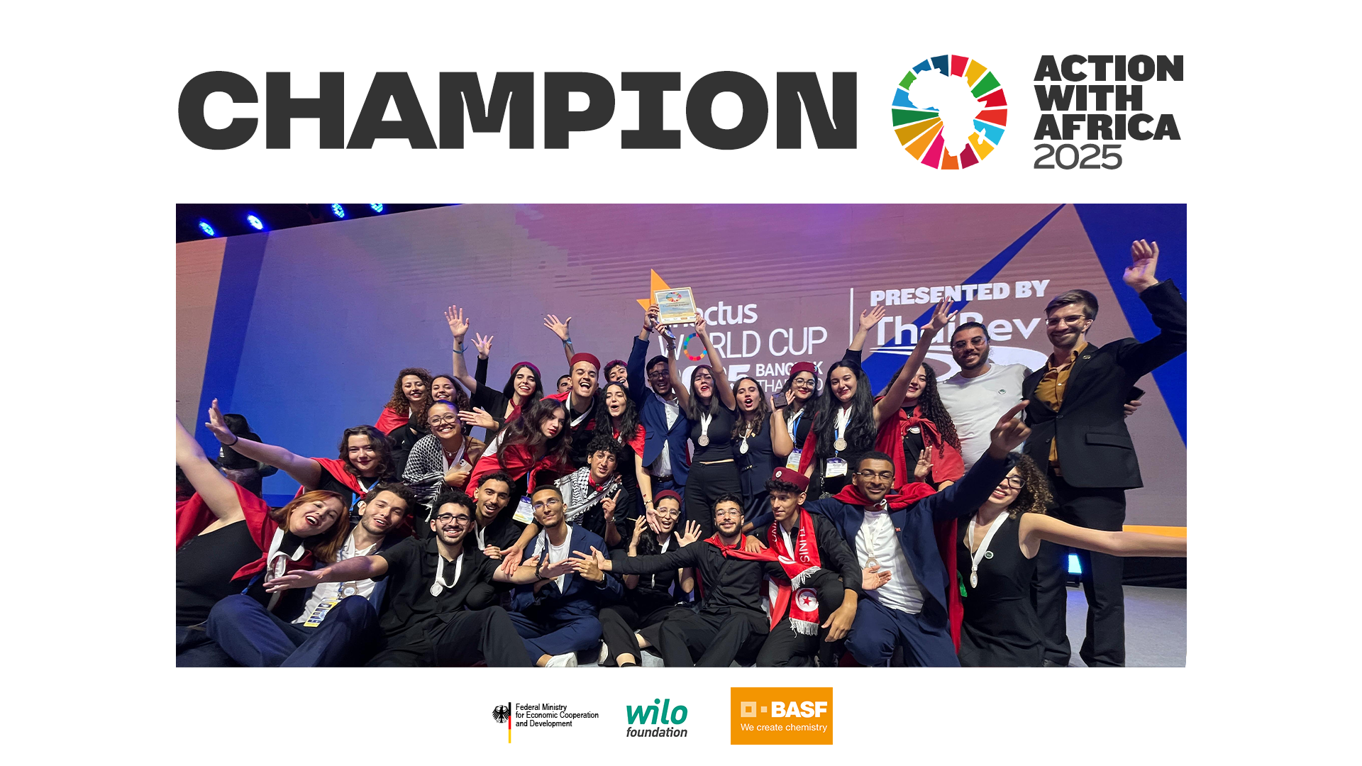 La Tunisie, championne du Action With Africa Challenge!